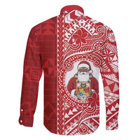 Tonga Christmas Family Matching Off Shoulder Short Dress and Hawaiian Shirt Kilisimasi Fiefia - Polynesian Pride