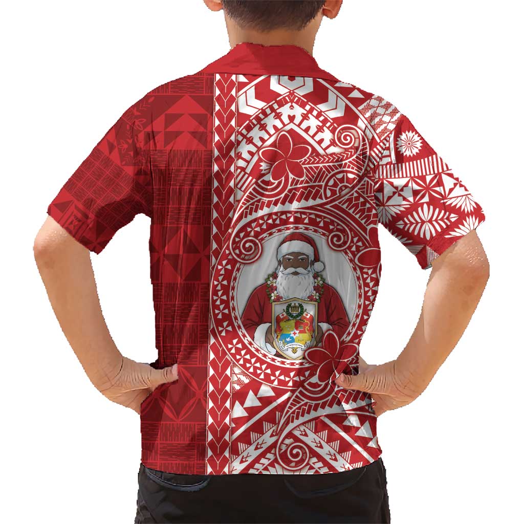 Tonga Christmas Kid Hawaiian Shirt Kilisimasi Fiefia - Polynesian Pride
