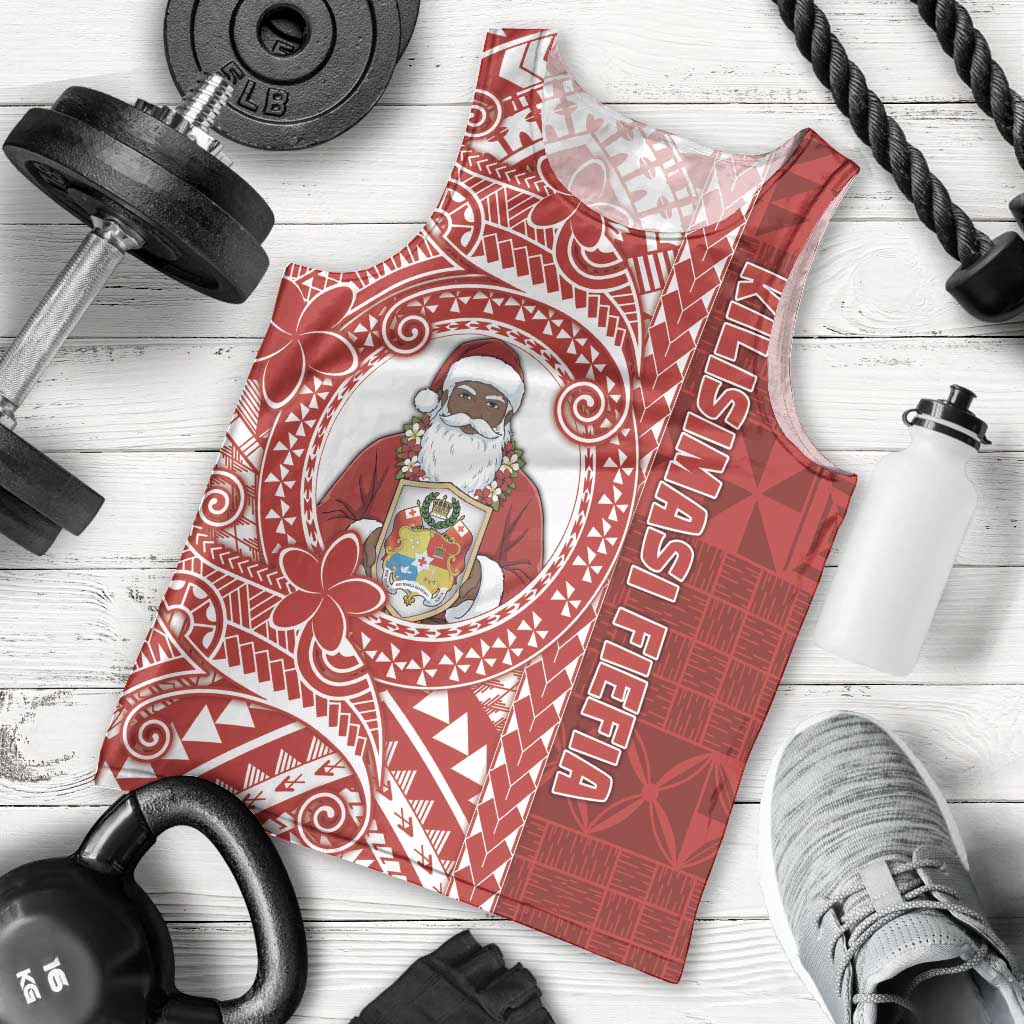 Tonga Christmas Men Tank Top Kilisimasi Fiefia - Polynesian Pride
