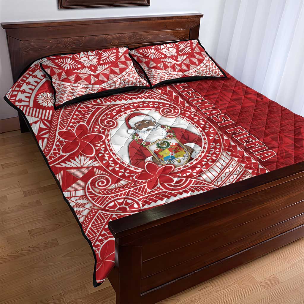 Tonga Christmas Quilt Bed Set Kilisimasi Fiefia - Polynesian Pride