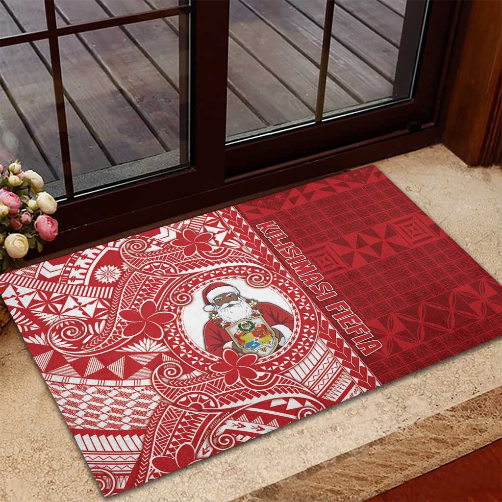Tonga Christmas Rubber Doormat Kilisimasi Fiefia - Polynesian Pride
