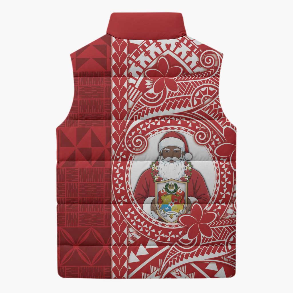 Tonga Christmas Sleeveless Puffer Jacket Kilisimasi Fiefia - Polynesian Pride