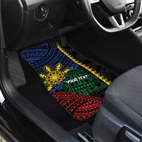 Personalised Philippines Christmas Car Mats Xmas Tree Filipino Tribal Patterns - Polynesian Pride