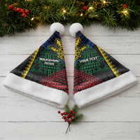 Personalised Philippines Christmas Santa Hat Xmas Tree Filipino Tribal Patterns - Polynesian Pride
