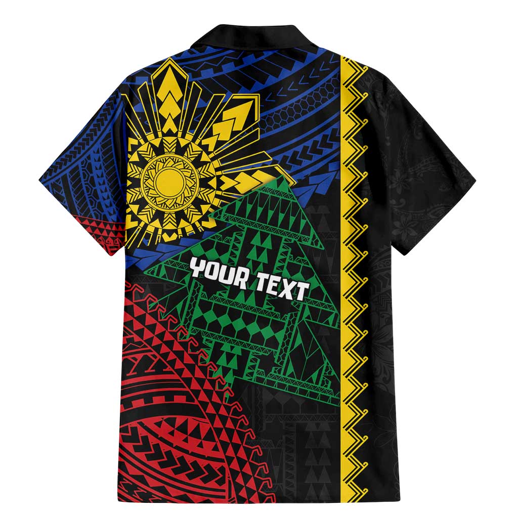 Personalised Philippines Christmas Family Matching Mermaid Dress and Hawaiian Shirt Xmas Tree Filipino Tribal Patterns - Polynesian Pride