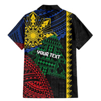 Personalised Philippines Christmas Family Matching Mermaid Dress and Hawaiian Shirt Xmas Tree Filipino Tribal Patterns - Polynesian Pride