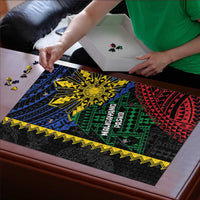 Philippines Christmas Puzzle Xmas Tree Filipino Tribal Patterns - Polynesian Pride