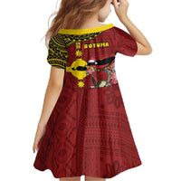 Rotuma Christmas Family Matching Summer Maxi Dress and Hawaiian Shirt Rotuma Myzomela Birds With Hibiscus Flowers - Polynesian Pride