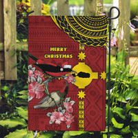 Rotuma Christmas Garden Flag Rotuma Myzomela Birds With Hibiscus Flowers - Polynesian Pride