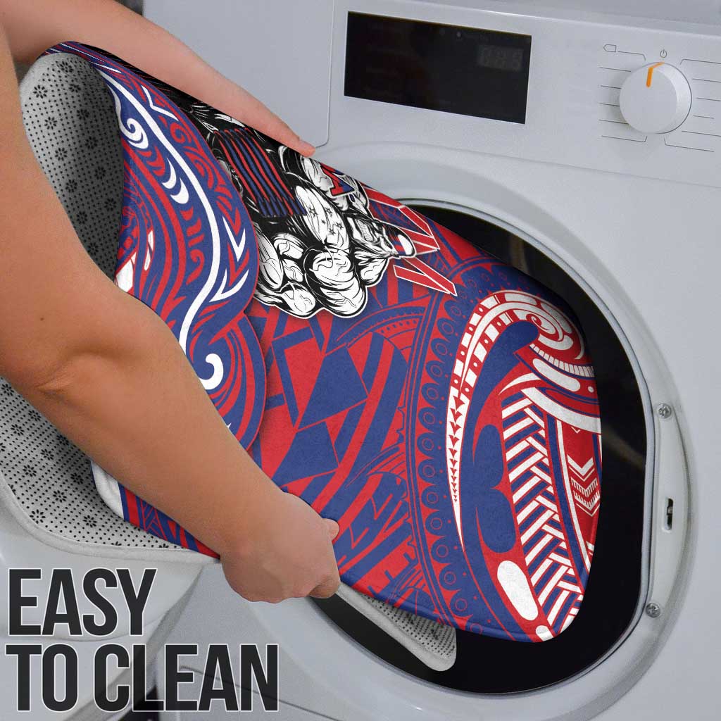 Samoa Gym Bathroom Set Muscle Samoan Tribal Waves - Polynesian Pride