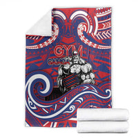 Samoa Gym Blanket Muscle Samoan Tribal Waves - Polynesian Pride