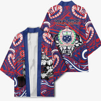 Personalised Samoa Gym Kimono Muscle Samoan Tribal Waves - Polynesian Pride