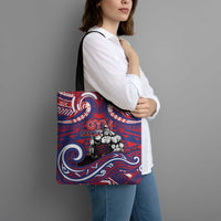 Samoa Gym Tote Bag Muscle Samoan Tribal Waves - Polynesian Pride