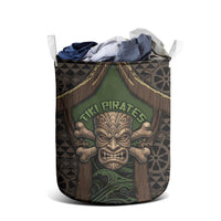 Hawaii Tiki Pirates Laundry Basket Kakau Pattern Polynesian Style DT05 - Polynesian Pride
