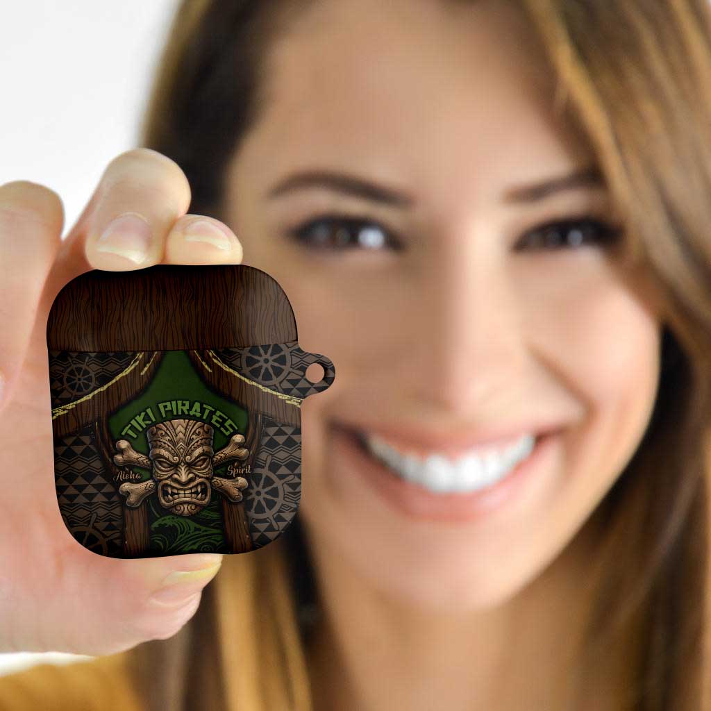 Hawaii Tiki Pirates AirPods Case Kakau Pattern Polynesian Style DT05 - Polynesian Pride