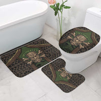 Hawaii Tiki Pirates Bathroom Set Kakau Pattern Polynesian Style DT05 - Polynesian Pride