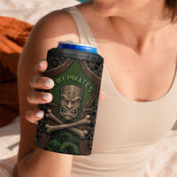 Personalised Hawaii Tiki Pirates 4 in 1 Can Cooler Tumbler Kakau Pattern Polynesian Style DT05 - Polynesian Pride