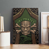 Hawaii Tiki Pirates Canvas Wall Art Kakau Pattern Polynesian Style DT05 - Polynesian Pride