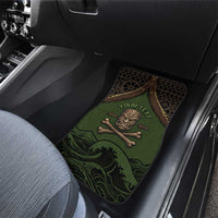 Personalised Hawaii Tiki Pirates Car Mats Kakau Pattern Polynesian Style