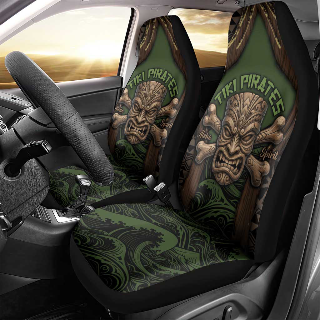 Hawaii Tiki Pirates Car Seat Cover Kakau Pattern Polynesian Style DT05 - Polynesian Pride