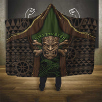 Hawaii Tiki Pirates Hooded Blanket Kakau Pattern Polynesian Style DT05 - Polynesian Pride