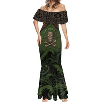 Personalised Hawaii Tiki Pirates Mermaid Dress Kakau Pattern Polynesian Style DT05 - Polynesian Pride