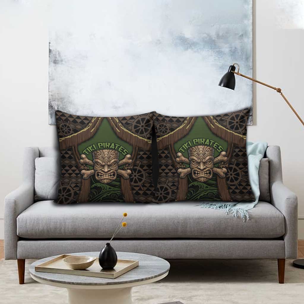 Hawaii Tiki Pirates Pillow Cover Kakau Pattern Polynesian Style DT05 - Polynesian Pride