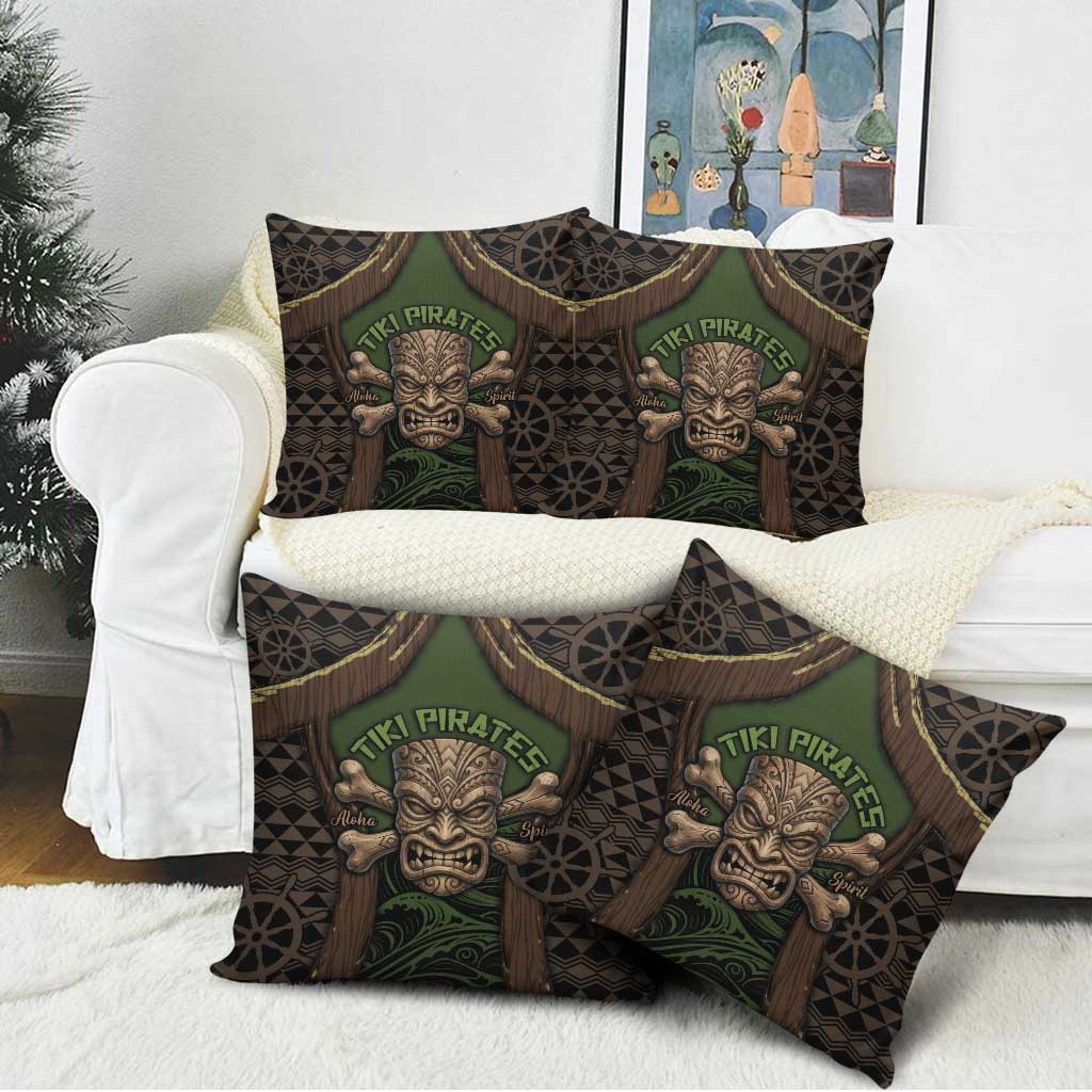 Hawaii Tiki Pirates Pillow Cover Kakau Pattern Polynesian Style DT05 - Polynesian Pride