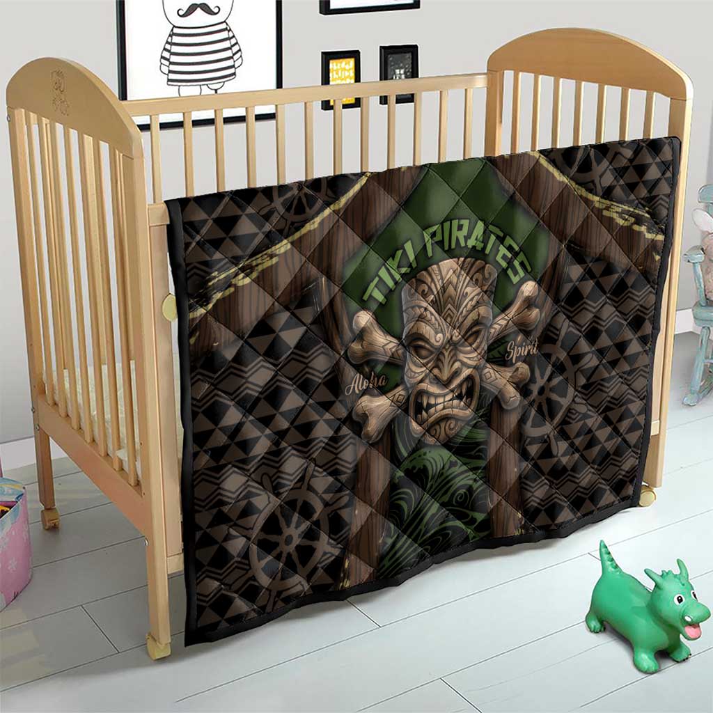 Hawaii Tiki Pirates Quilt Kakau Pattern Polynesian Style DT05 - Polynesian Pride