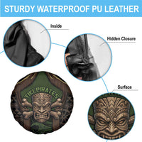 Hawaii Tiki Pirates Spare Tire Cover Kakau Pattern Polynesian Style DT05 - Polynesian Pride
