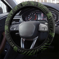 Hawaii Tiki Pirates Steering Wheel Cover Kakau Pattern Polynesian Style