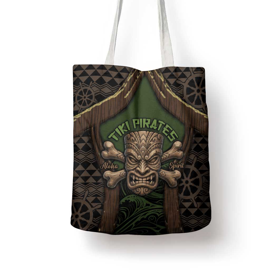 Hawaii Tiki Pirates Tote Bag Kakau Pattern Polynesian Style DT05 - Polynesian Pride
