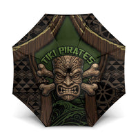 Hawaii Tiki Pirates Umbrella Kakau Pattern Polynesian Style