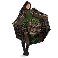 Hawaii Tiki Pirates Umbrella Kakau Pattern Polynesian Style