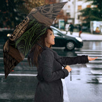 Hawaii Tiki Pirates Umbrella Kakau Pattern Polynesian Style