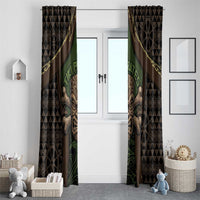 Hawaii Tiki Pirates Window Curtain Kakau Pattern Polynesian Style DT05 - Polynesian Pride