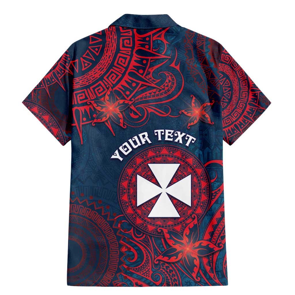 Personalised Wallis And Futuna Family Matching Mermaid Dress and Hawaiian Shirt Hibiscus Polynesian Tribal Pattern