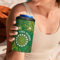 Personalised Cook Islands 4 in 1 Can Cooler Tumbler Hibiscus Polynesian Tribal Pattern DT05 - Polynesian Pride
