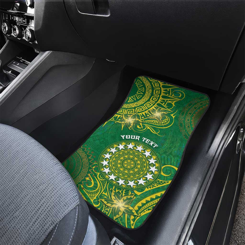 Cook Islands Car Mats Hibiscus Polynesian Tribal Pattern DT05 - Polynesian Pride