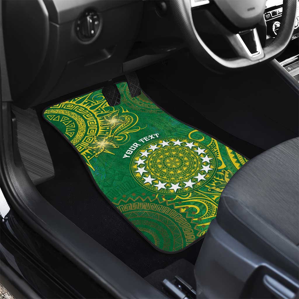 Cook Islands Car Mats Hibiscus Polynesian Tribal Pattern DT05 - Polynesian Pride