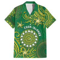 Personalised Cook Islands Family Matching Long Sleeve Bodycon Dress and Hawaiian Shirt Hibiscus Polynesian Tribal Pattern