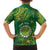 Personalised Cook Islands Family Matching Puletasi and Hawaiian Shirt Hibiscus Polynesian Tribal Pattern