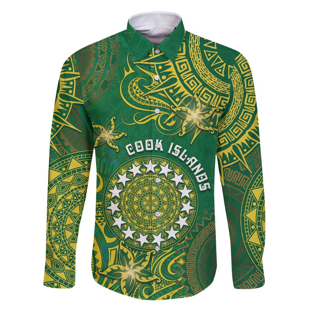 Personalised Cook Islands Family Matching Puletasi and Hawaiian Shirt Hibiscus Polynesian Tribal Pattern