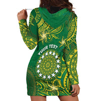 Personalised Cook Islands Hoodie Dress Hibiscus Polynesian Tribal Pattern DT05 - Polynesian Pride