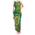Personalised Cook Islands Tank Maxi Dress Hibiscus Polynesian Tribal Pattern