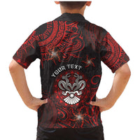 Personalised Easter Island Family Matching Mermaid Dress and Hawaiian Shirt Hibiscus Polynesian Tribal Pattern