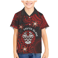 Personalised Easter Island Family Matching Mermaid Dress and Hawaiian Shirt Hibiscus Polynesian Tribal Pattern