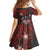 Personalised Easter Island Family Matching Puletasi and Hawaiian Shirt Hibiscus Polynesian Tribal Pattern
