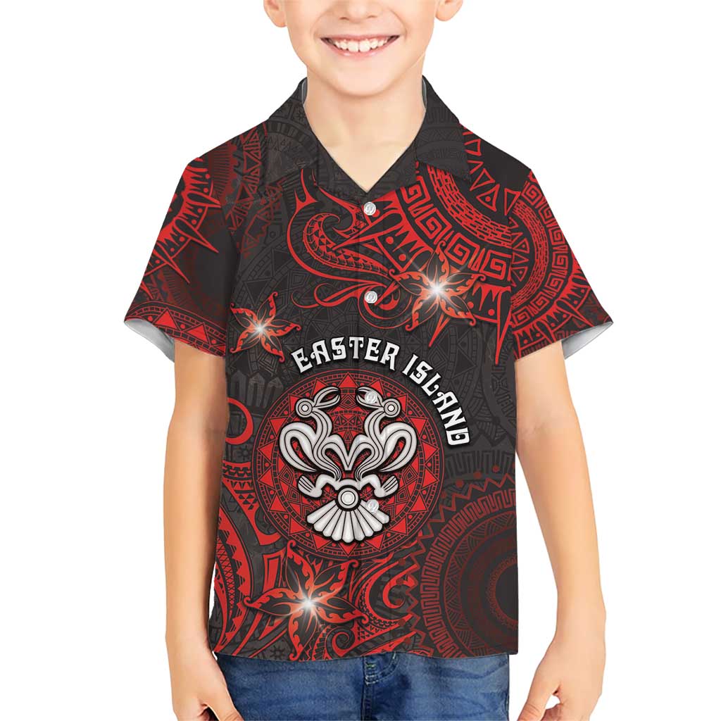 Personalised Easter Island Family Matching Short Sleeve Bodycon Dress and Hawaiian Shirt Hibiscus Polynesian Tribal Pattern