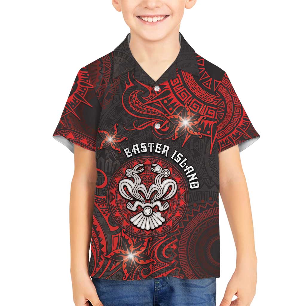 Personalised Easter Island Family Matching Summer Maxi Dress and Hawaiian Shirt Hibiscus Polynesian Tribal Pattern